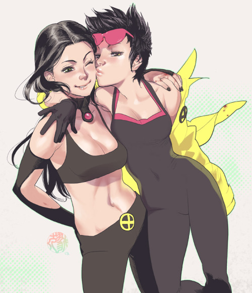 Laura and Jubilee by Ricken-Art