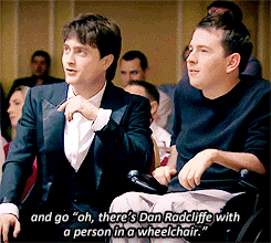 hopeful-melancholy:David Holmes was Daniel Radcliffe’s stunt double for the first