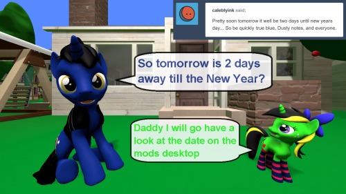 ask-the-out-buck-pony:(True Blue) I hope she grows out of that soon (Mod) you and me both Bluey (Jazz Notes) *squee*Asked by @calebtyink x3!