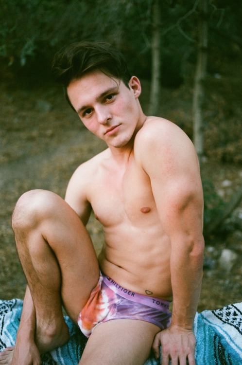 alexkingfilm:Taylor in Tie Dye Undies // 35mm Film