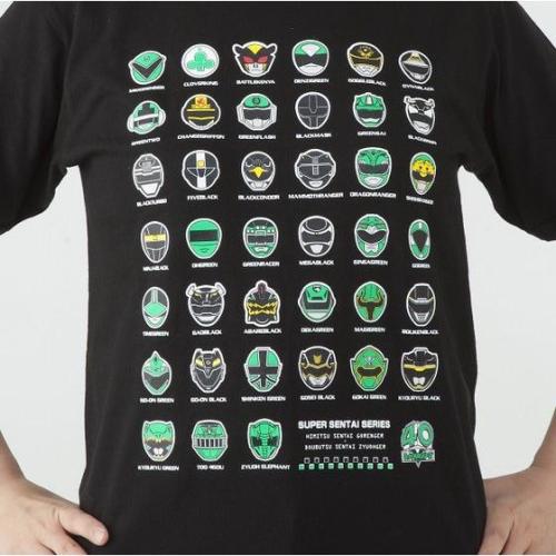 Premium Bandai has announced pre-orders for a 40th Anniversary Green/Black Sentai Heroes T-shirt in 