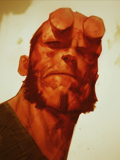 Hellboy by Ben Oliver