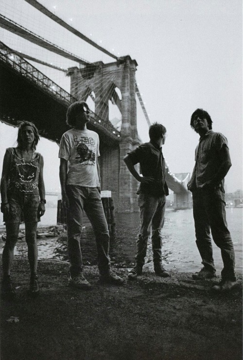 sonicyouth1990:Sonic Youth promotional photo for the album Daydream Nation. NYC, Summer of 1988.  ©Michael Lavine