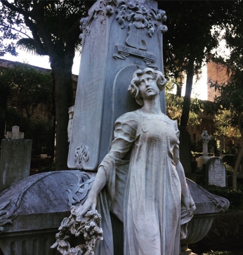 boys-say-go:Went to visit the non-catholic cemetery in Rome today, and I am in love. So much 19th ce