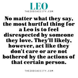 zodiaccity:  [REPOST] — Zodiac Leo facts: