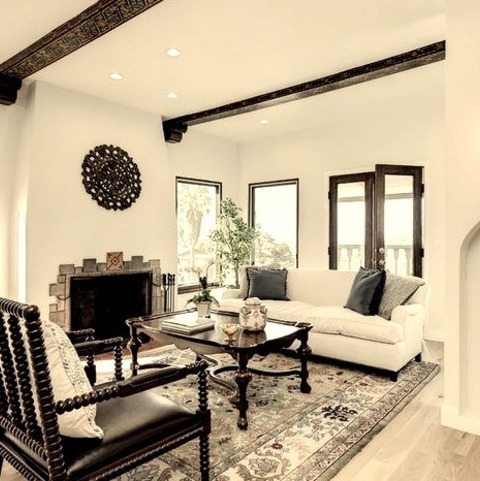 Los Angeles Mediterranean Living Room
