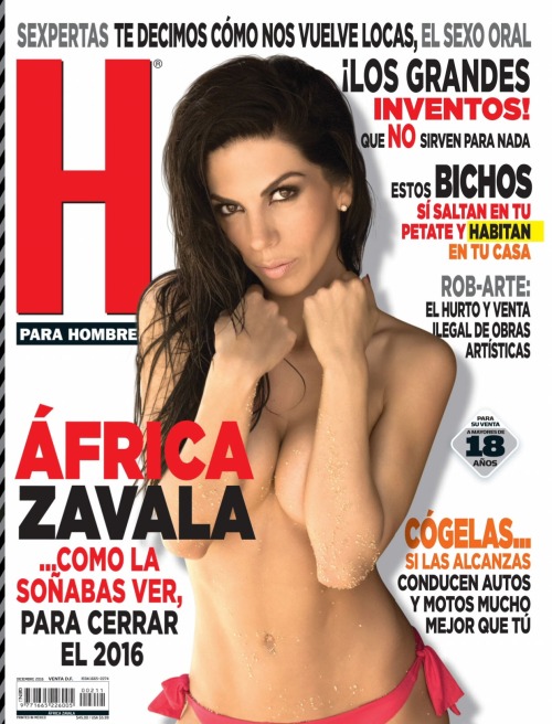 Porn photo   Africa Zavala - H para Hombres 2016 Diciembre