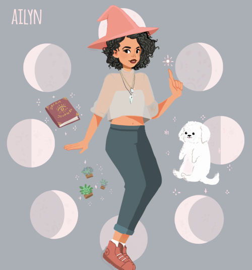 Witchsona commissions made by @debbie-sketch for our Patreon :www.patreon.com/witchystuff