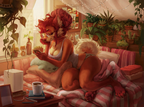 XXX bypbap:  A painting commission for Tantrum photo
