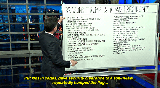 johnolivejar: Colbert: All The Other Reasons Trump Is A Bad President