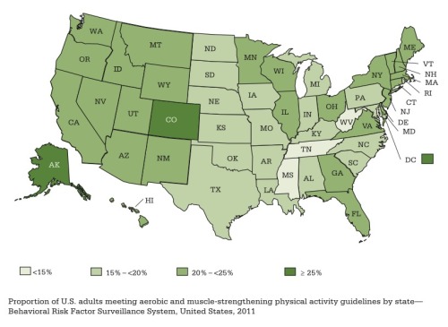 The nation&rsquo;s laziest states.