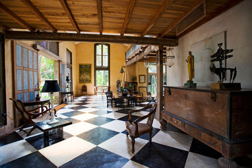 Lunuganga Estate, country home of renowned Sri Lankan architect Geoffrey Bawa