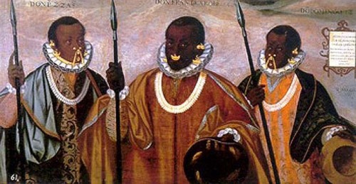 Andrés Sánchez Galque, three mulatto gentlemen of Esmeraldas, Ecuador, 1599
