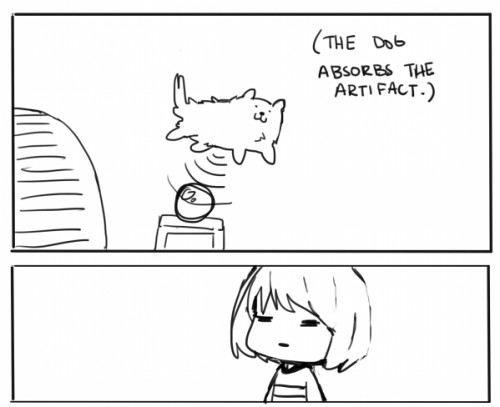 blossyay:I just always found it hilarious that Frisk has the “ tired of ur bs” face