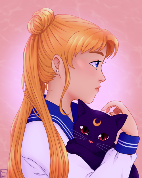 smarticles101:Usagi and Luna