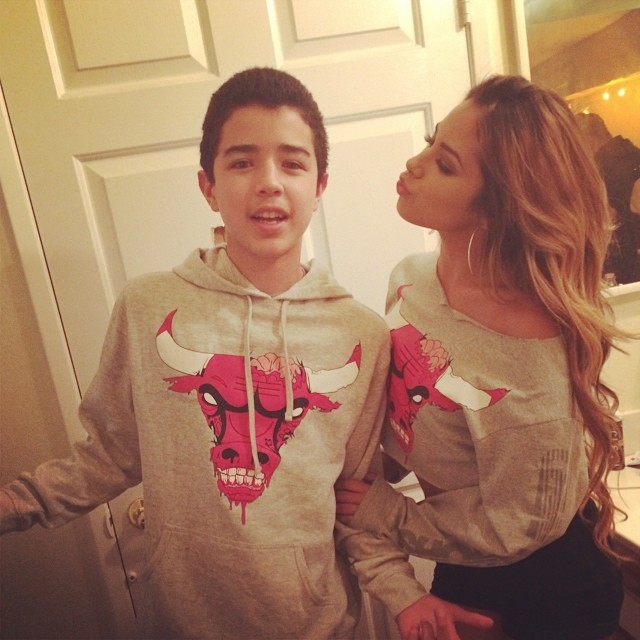 mizzjasminevillegasnewz:  Matching with my baby boy