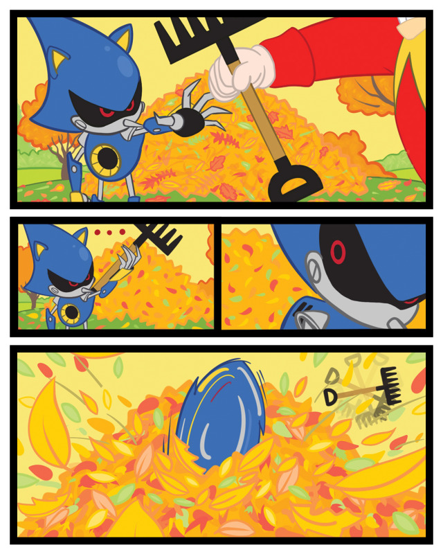 sonicthehedgehog:  Don’t lie – you’d do the same thing. Happy first day of Fall! 