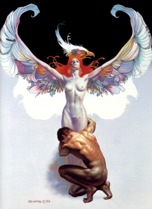 Porn photo love69web: Boris Vallejo Hands (1981) Demon