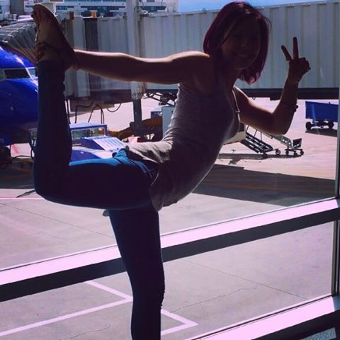 Bye bye Denver! It’s been real! ♡ Peace & Love!! ♡#denever  #yogainthrairport #travel#danc
