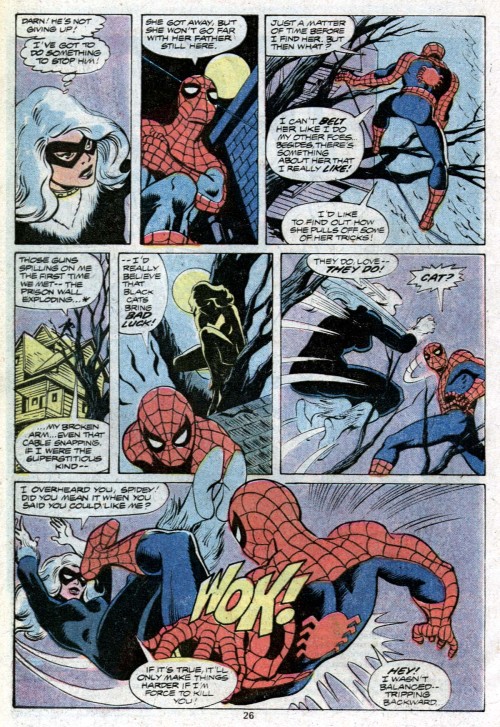 hellzyeahthewebwieldingavenger: Spider-Man vs. the Black Cat Amazing Spider-Man #195