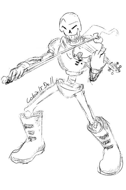 cobalt-doll:I might have been listening to too many Bonetrousle covers.(Apologies in advance because