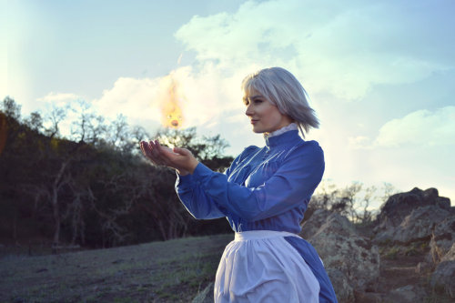 beardthirst:  Howl’s Moving Castle by Cosplay in a Box Howl l Sophie First 3 photos by x Last 2 by x 