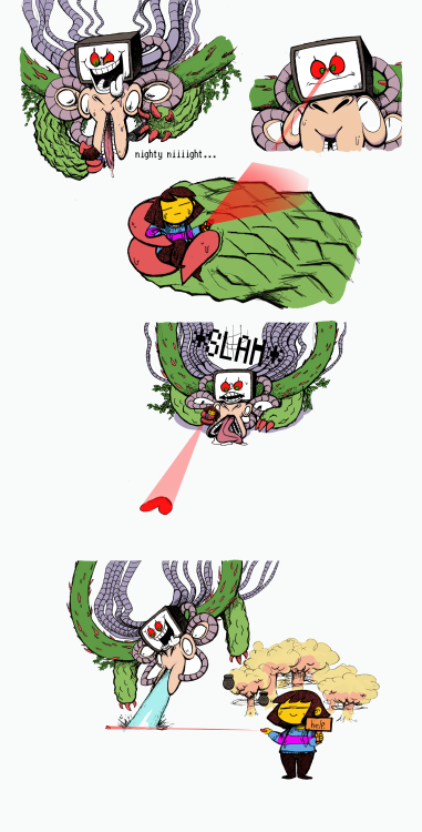 Phew!  Drawing this big guy is just as challenging as battling him but HEY! Look! I think it was wor