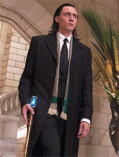  “My costume particularly does so much of the work for me, because Loki’s silhouette