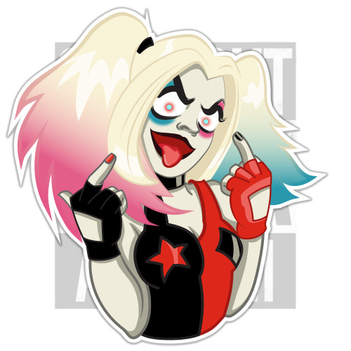 sopheyart:«Harley Quinn» stickerpack by Sopheyapt. 1