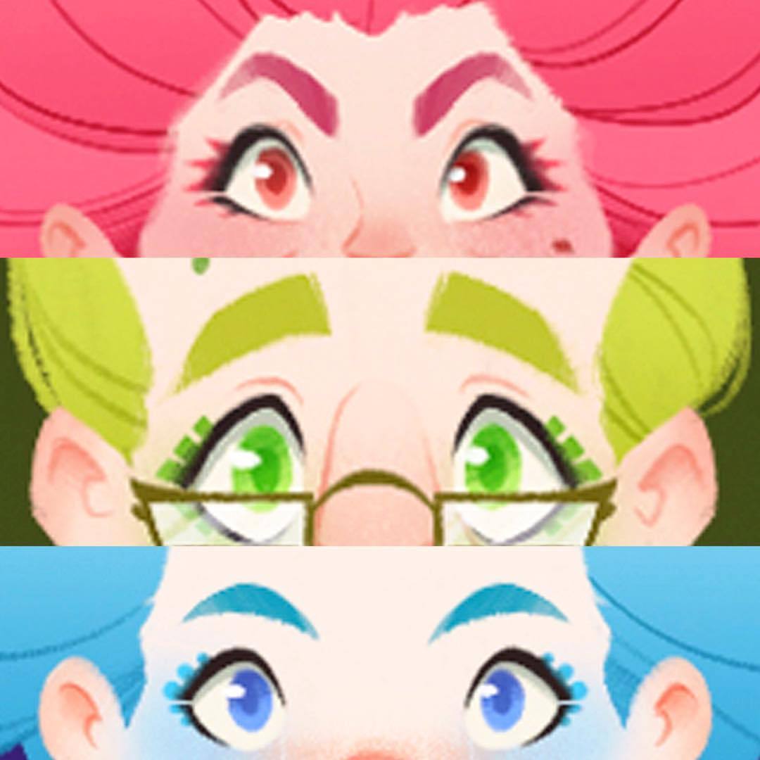 I love Adding tiny details on each Character I design, Each fairy is based on a Geometric