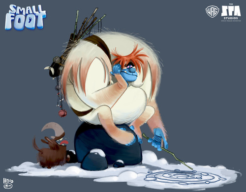 hebrocharacterdesign:More SMALLFOOT stuff 2012-2013