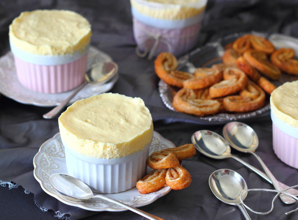 chocolatefoood:  Chilled Lemon Soufflés 