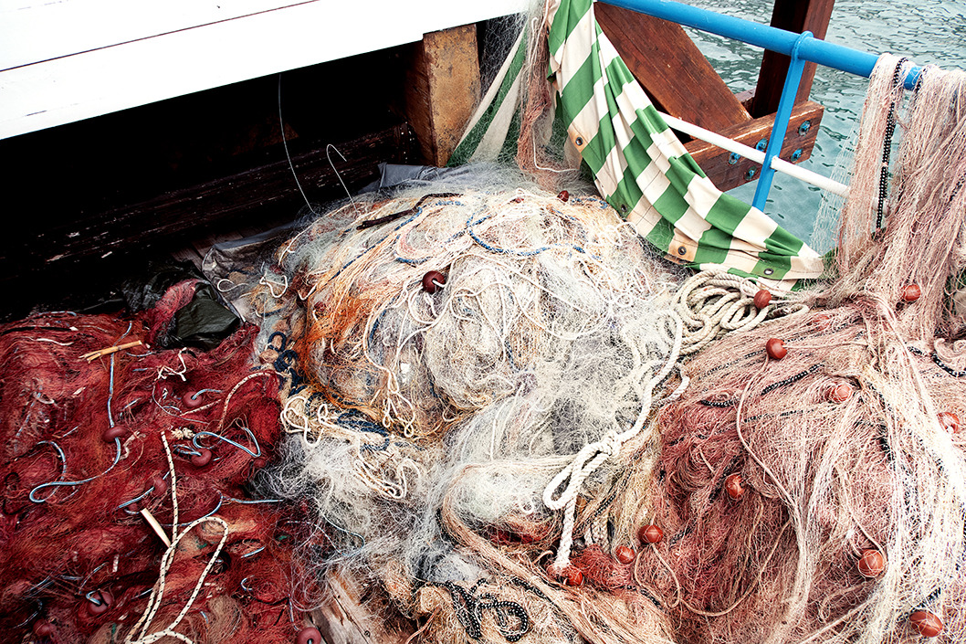 FISHING NETS OUTSIDE LO SCOGLIO RESTAURANT. NERANO. JULY 2022
Photo: Dylan Don