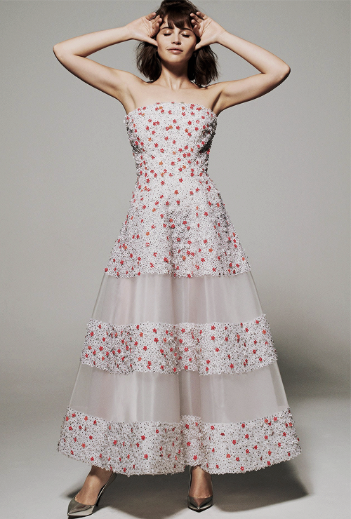 flawlessbeautyqueens:Felicity Jones photographed by Philip Gay for Tatler UK (January