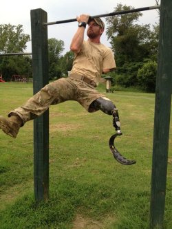 sapper-mike:  Noah Galloway. Look him up. This should be the man on the cover of Men’s Health Magazine. Go vote.