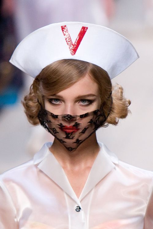 ohyeahpop: Louis Vuitton Spring/Summer 2008 Nurse collection during Paris Fashion Week 2007.