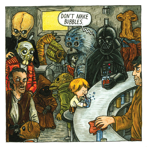 brianmichaelbendis: Darth Vader and Son - By Jeffrey Brown