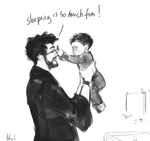 blvnk-art: a new little grumpy PotterHarry: Sleeping is so much fun! Can I have my glasses back? Fai
