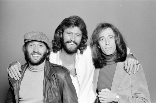 sickfink2:The Bee Gees in London on 22 November 1981. Photo by Bill Rowntree.