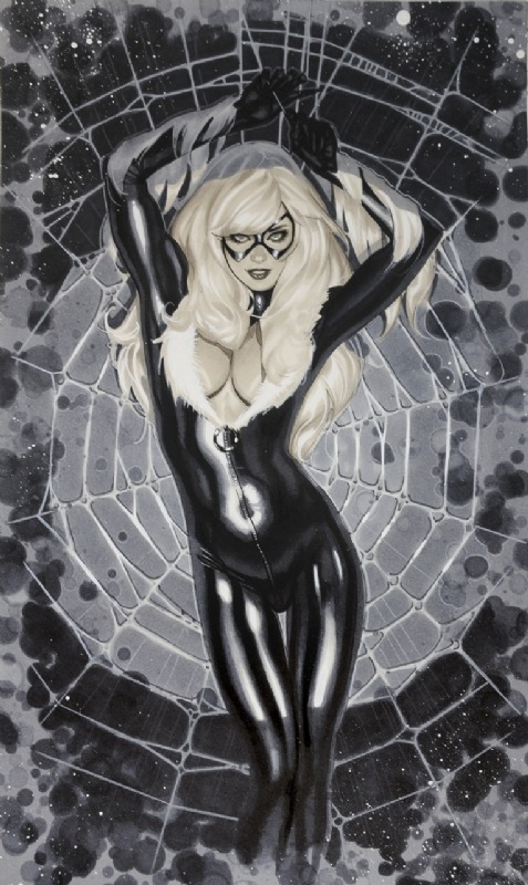 keaneoncomics:   Adam Hughes — Black Cat  