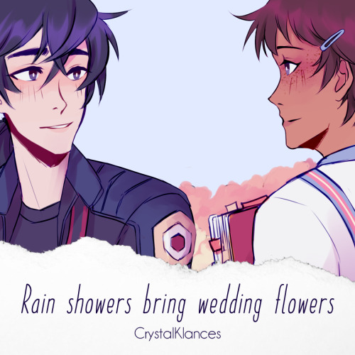crystalklances: Rain Showers Bring Wedding Flowers Chapter 3 is here! It brings you the best of both