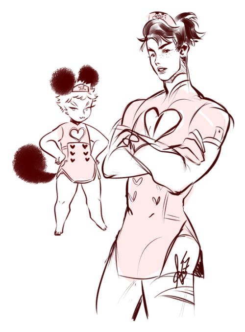 c2oh:  Burg told them the other would wear it if one did and they both love to embarrass each other.