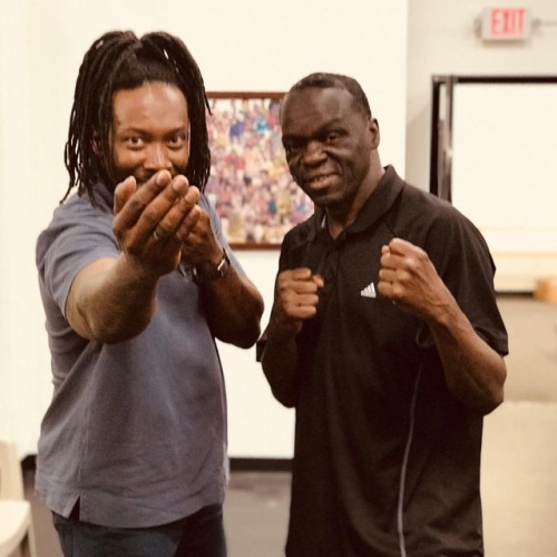 In the Presence of Greatness with @jeffmayweather #boxing #ninjutsu #ninja #lasvegas #teammayweather