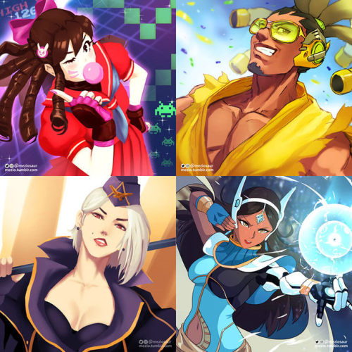 Overwatch x Street Fighter crossoverIf you want to buy art prints you can find them on my online sho