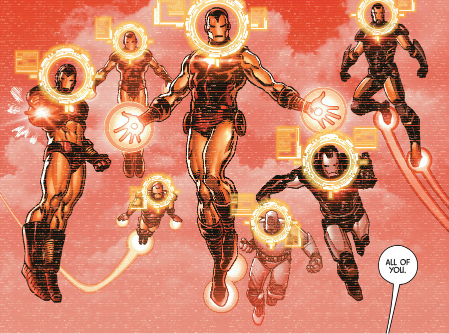 misterjjj:  Each and every one of you is inferior. Iron Man vs. his armors from Superior
