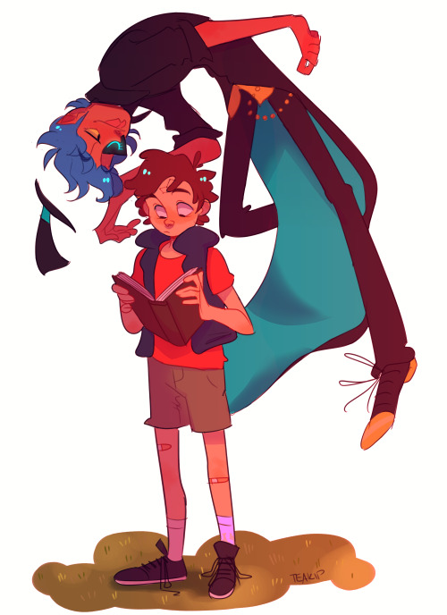 teakip:dipper and human bill commission! I was honored someone wanted to commission me for my own bi
