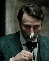 epiclivwell:Hannibal lecter + wine → season 1