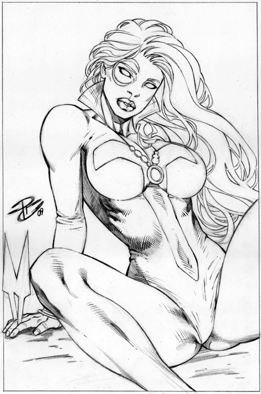 superheropinups:  Dagger - Renato Camilo
