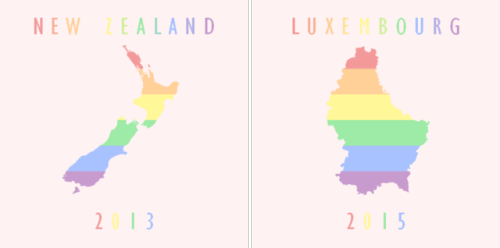 dudes:all 22 countries where nationwide same-sex marriage is legalised. #LoveWinsupdate 30.6.2017: G