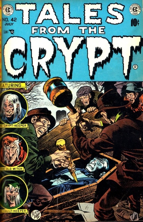 talesfromweirdland:‪Tales from the Crypt covers by Jack Davis. The 1954 Comics Code put an end to so